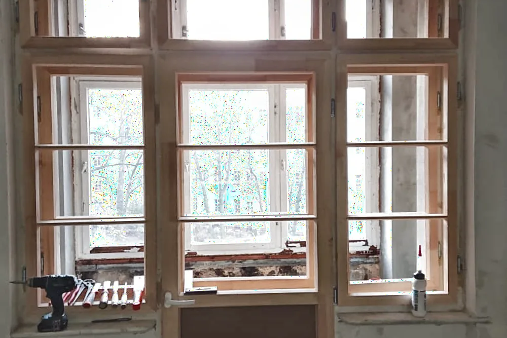 Altbau-Kastenfenster in Aufarbeitung